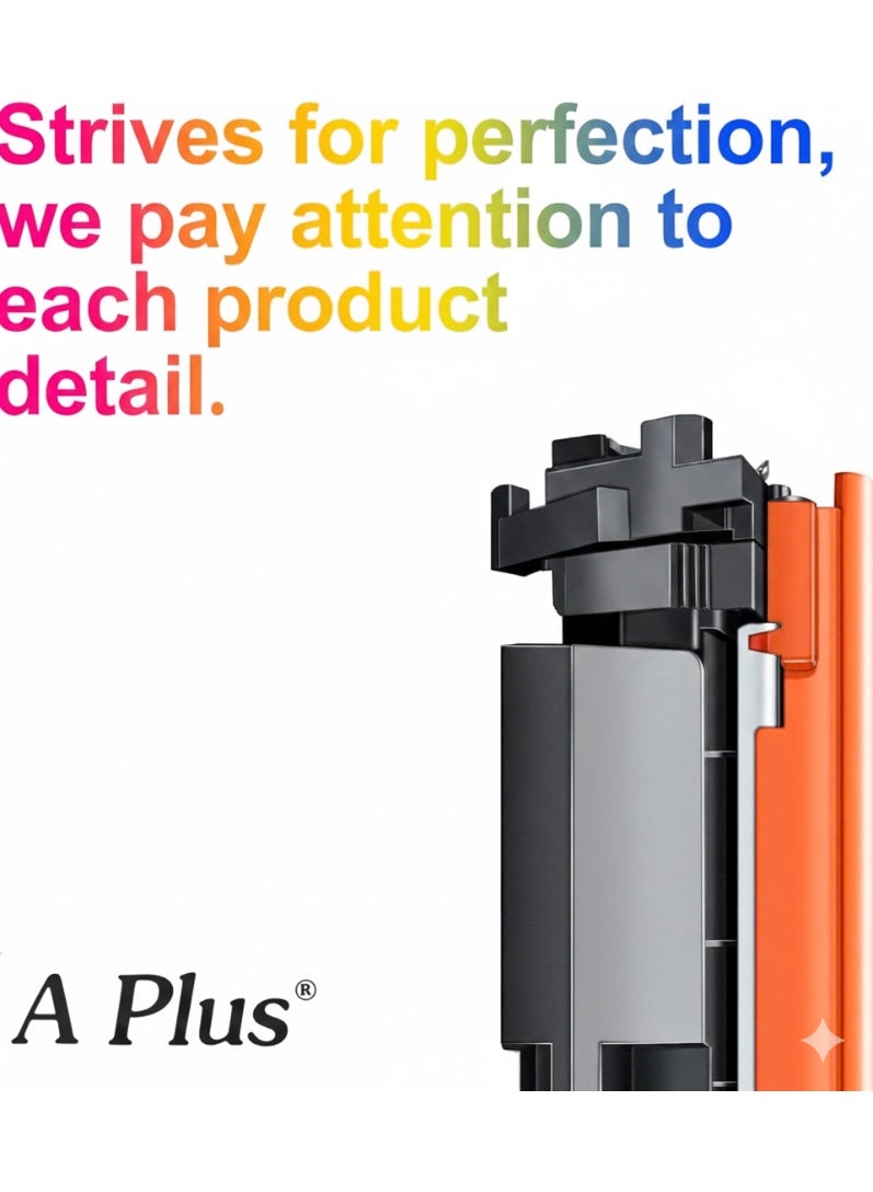 APlus 17A CF217A Compatible Black Laserjet Toner Cartridge for HP LaserJet Pro M102 and MFP M130 Series Black - Image 2